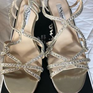 Brand new Nina glitter sandels